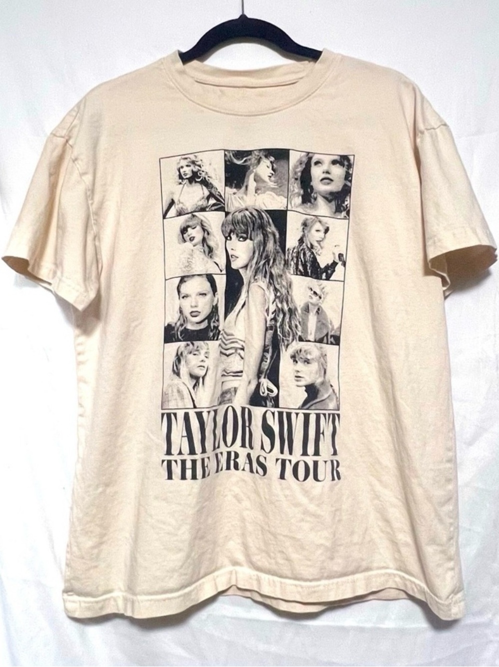 Official Concert Merch Taylor Swift The Eras Tour Graphic Tee - Cream - Picture 2 of 6